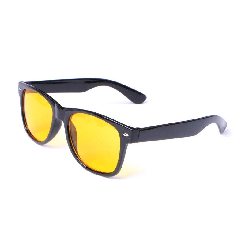 Fl Night for Vision Glass Unisex Kính mắt lái xe màu vàng Chống chói Thiết bị trực quan để đi du lịch ngoài trời Cắm trại