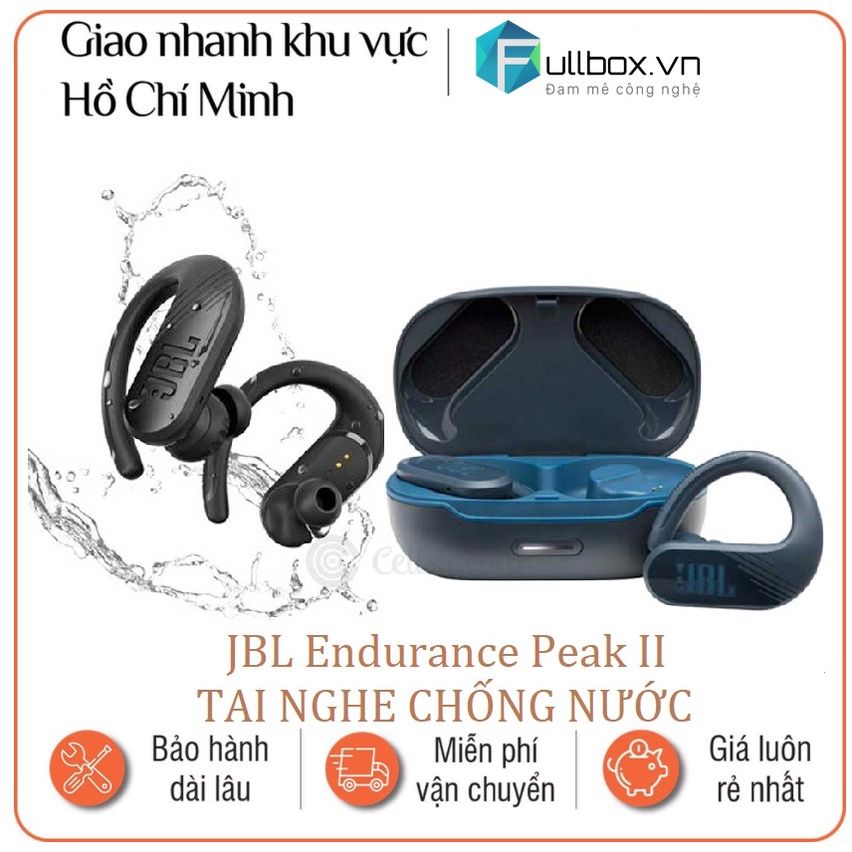 Tai Nghe Jbl Endurance Peak Ii True Wireless Ch Ng N C T T Shopee