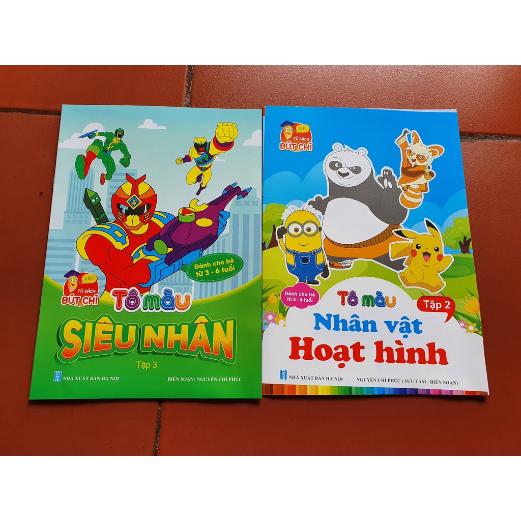 Ảnh Sách - Tô Màu Siêu Nhân Dành Cho Bé 2-6 Tuổi (6 Cuốn) 3