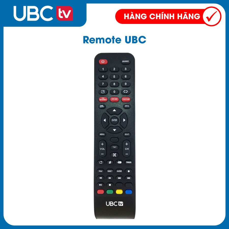 Remote tivi UBC (Đen) | Shopee Việt Nam