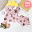 Đồ Bộ Bé Gái Pijama lụa Mango mềm mịn cho bé gái_BM10