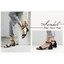 Giày Sandal Nữ 3 Phân Bít Hậu Chất Xi Lộn Annmodels gót vuông phối quai ngang kiểu dáng basic_A09SD
