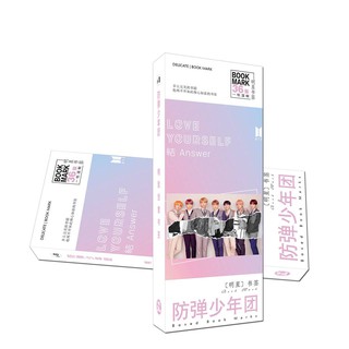 (nhiều mẫu) Hộp 36 bookmark BTS Persona, Answer, Love yourself