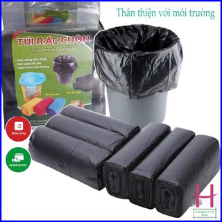 Combo 3 Cuộn Túi Rác Tự Phân Hủy Sạch Sẽ { H }