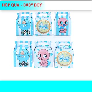 (9 Mẫu )Hộp quà chủ đề bé trai Set 6 cái