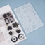 GODD DIY Trang Sức Khuôn Treo Mặt Dây Chuyền Móc Khóa Trang Trí Đúc Khuôn Nhựa