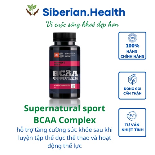 Siberian supernatural sport BCAA Complex – 120 viên/lọ | Shopee Việt Nam