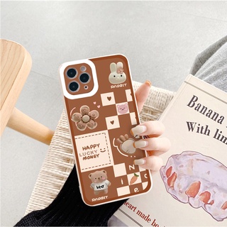 Ốp iphone - Ốp lưng iphone cạnh vuông viền camera happy money dành cho ip 6 đến 16promax - G30