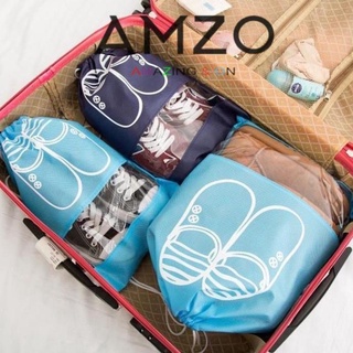 AMZO_TÚI ĐỰNG GIÀY HOẠ TIẾT CHỐNG BẨN ĐI DU LỊCH TIỆN LỢI CÓ THỂ TÁI SỬ DỤNG (GIAO MÀU NGẪU NHIÊN)