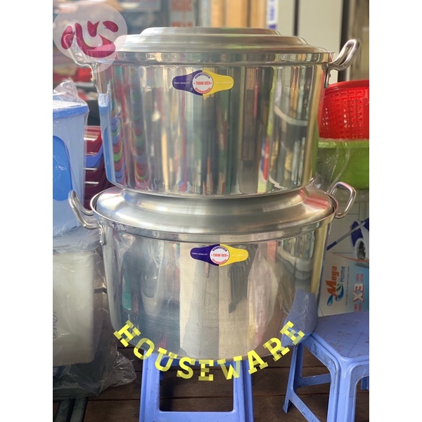 Nồi Nhôm Nắp Mô ( Thanh Hiền ) Size Lớn 62 , 64 , 66 , 68 , 70 , 72cm