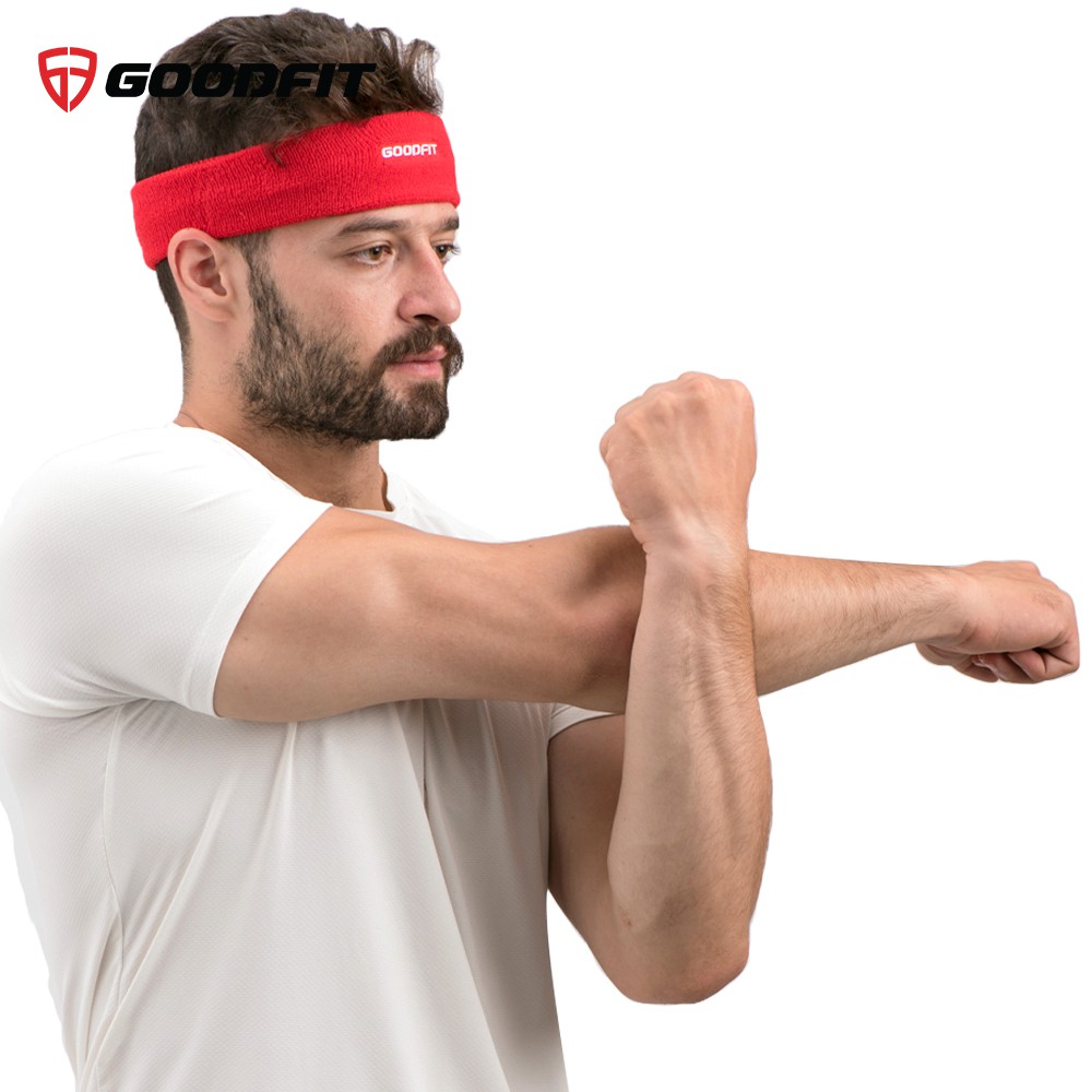 Băng đô thể thao ,rửa mặt, cài tóc GoodFit chất vải cotton mềm mại, thấm hút mồ hôi GF802SB