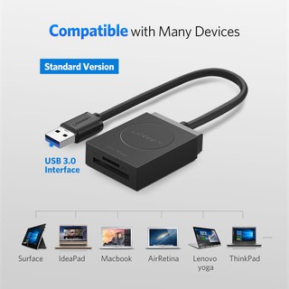 UGREEN Đầu đọc thẻ SD  USB 3.0 khe cắm kép