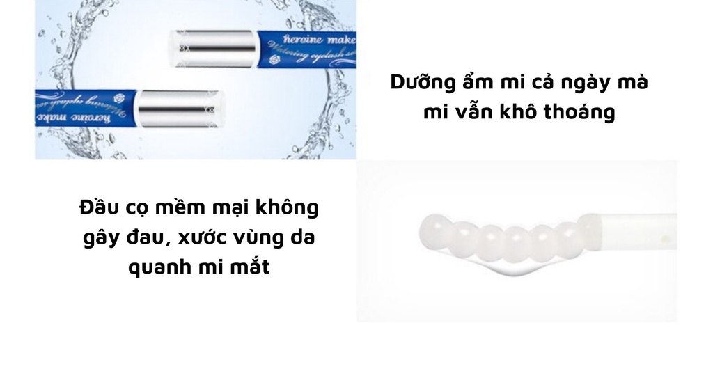 Mô tả Mascara Serum Tinh Chất Dưỡng Mi Kissme Heroine Make Watering Eyelash Serum 5.5ml Dưỡng Mi Khỏe Làm Mi Dài Rậm - 7