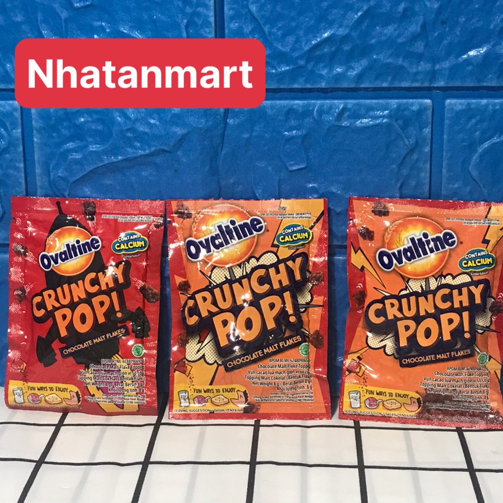 COMBO 30 gói Kẹo Rắc OVALTINE CRUNCHY POP 8g - Hàng chính hãng DKSH ...