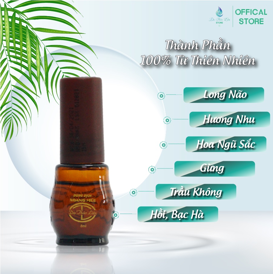 Mô tả Dung dịch xoang mũi DẠ THẢO LIÊN 8ml giải quyết các vấn đề xoang, bảo vệ đường hô hấp - 2