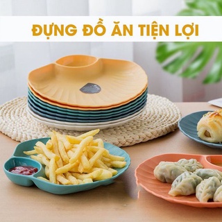 Đĩa nhựa vỏ sò đựng hoa quả, đồ ăn,đĩa trái cây vỏ sò độc lạ