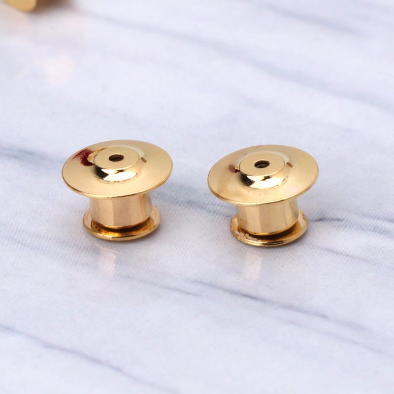 Pin lưng kim loại thay thế - 10 chiếc