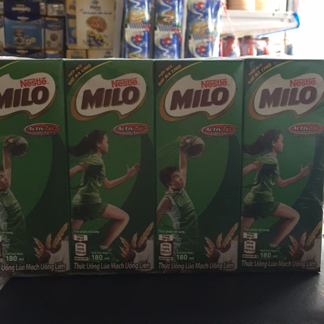 Sữa milo hộp 180ml | Shopee Việt Nam