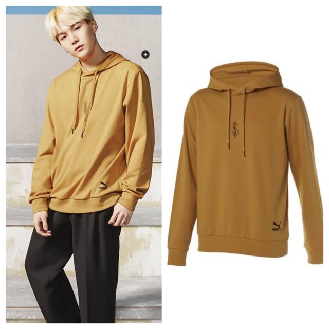 Bts puma cheap hoodie mustard