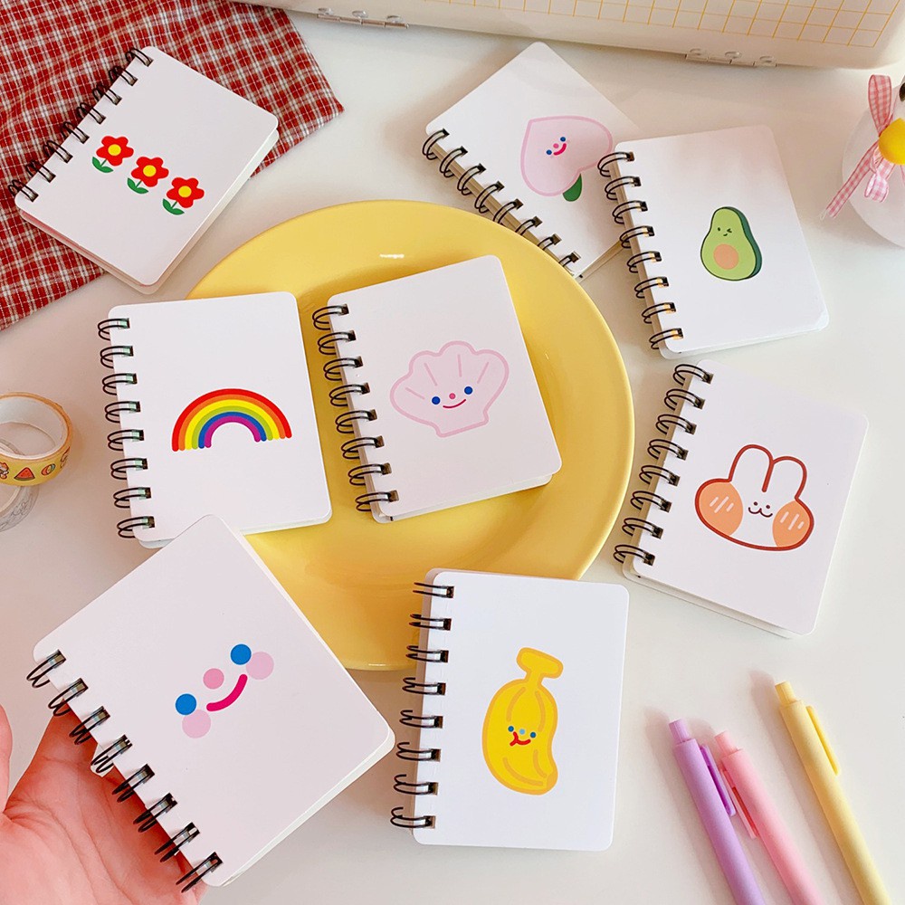 Sổ Tay Ghi Chép Mini Lò Xo Nhiều Mẫu