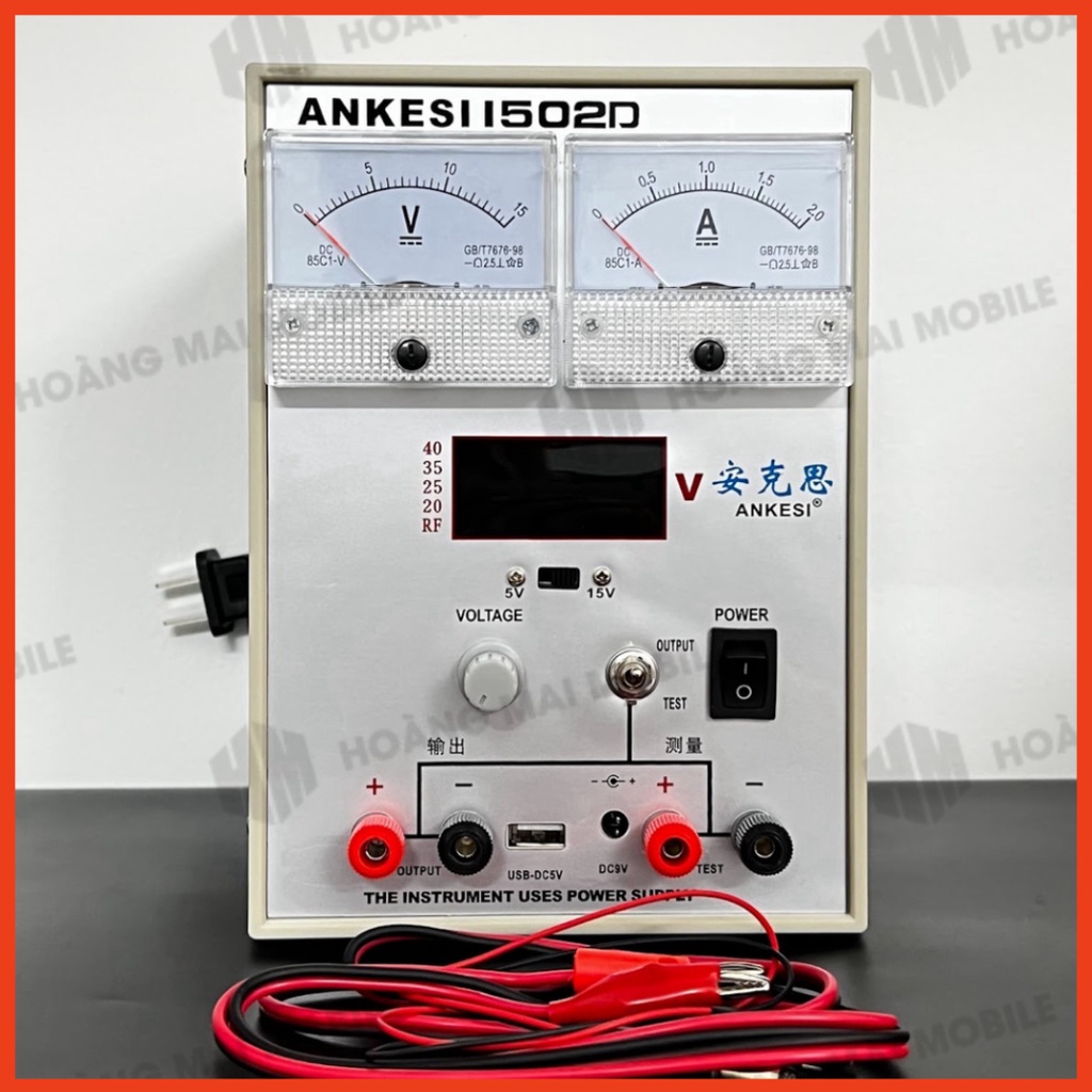 Máy cấp nguồn DC ANKESI 1502D 300W dùng cho bo mạch điện thoại