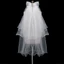 GODD Bé Gái Nơ Cho Veil Kim Cương Giả Đầu Tiên Rước Lễ Có Lược Cho Weddin