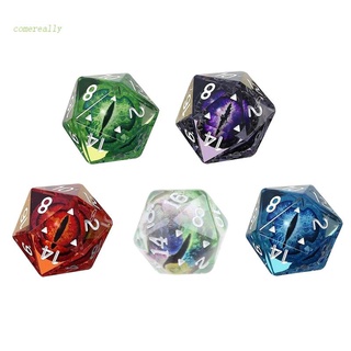 Xúc Xắc Kỹ Thuật Số 20 Mặt D20 Polyhedral Trong Suốt Nhiều Hình Dạng Cho Quán Bar / Pubg