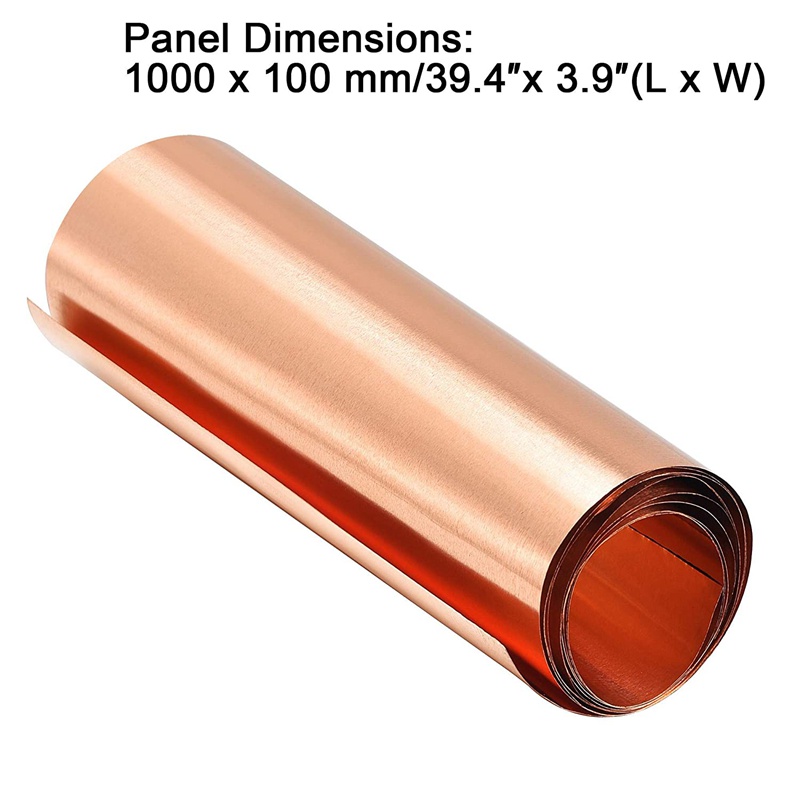 Cuộn tấm đồng, Tấm giấy kim loại 1000mm x 100mm