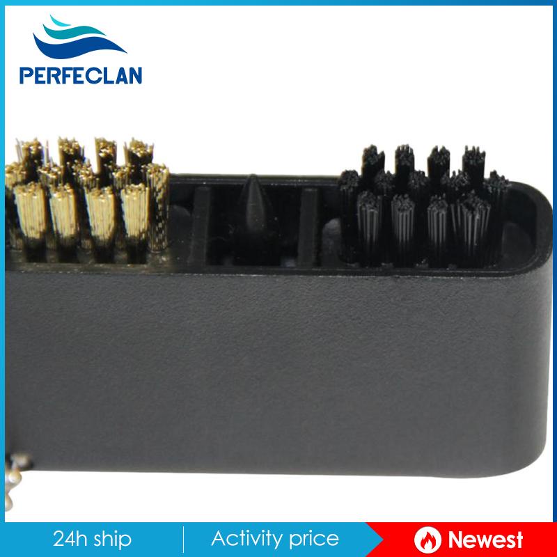 [Perfeclan] Dụng cụ làm sạch cọ Nylon bằng đồng thau 2.17x1.2 '' cho câu lạc bộ chơi gôn