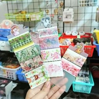 Combo băng dính trang trí washi tape và sticker xinh xinh 🌻🌻