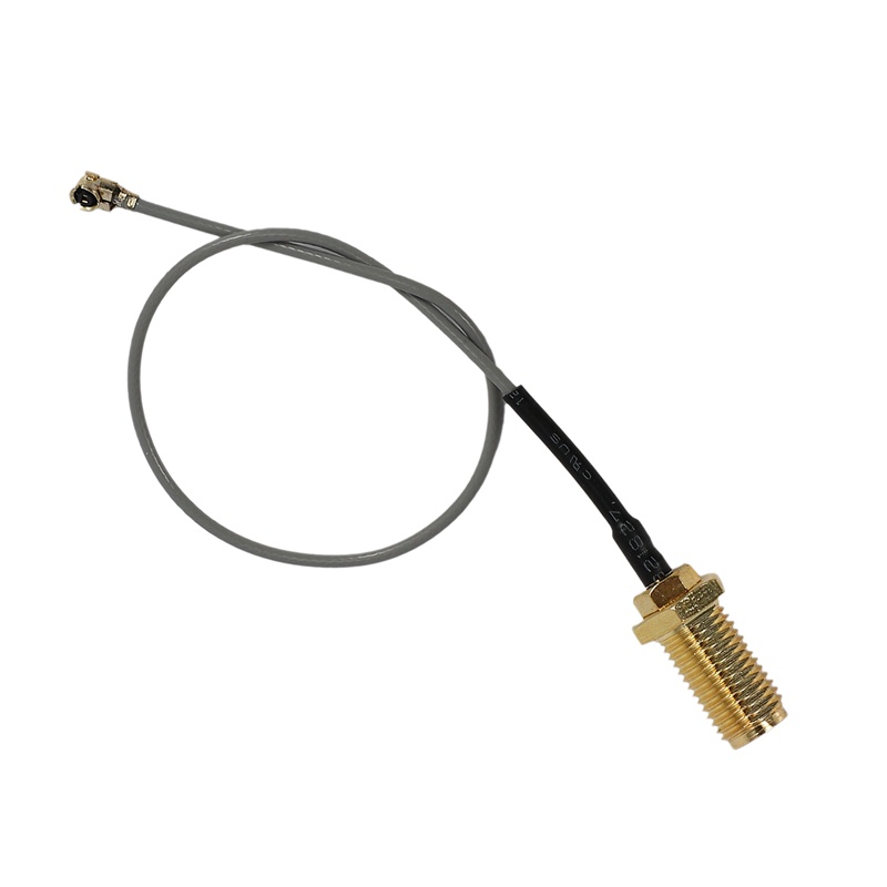 IPX / u.fl sang SMA Jack nữ vách ngăn cáp đuôi lợn Mini-PCI 15cm RF Assemblies Vàng