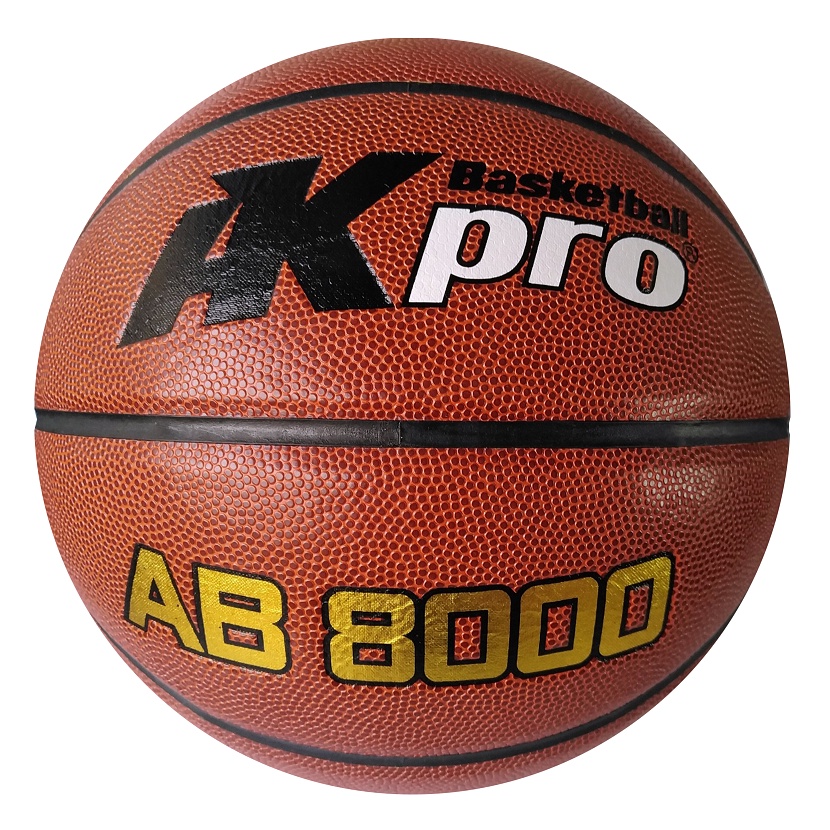 Quả banh bóng rổ da AKPRO AB8000 số 7, quả bóng rổ size 7 AKPRO chính ...