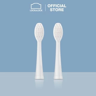 Đầu bàn chải điện Lock&Lock, Portable Electric toothbrush heads, 2pcs - màu trắng - ENR536WHT