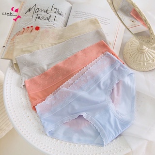 Quần lót nữ lụa băng A36 đúc su tàng hình mềm phối cạp ren tim mềm mại gợi cảm tôn dáng Phương Linh Underwear