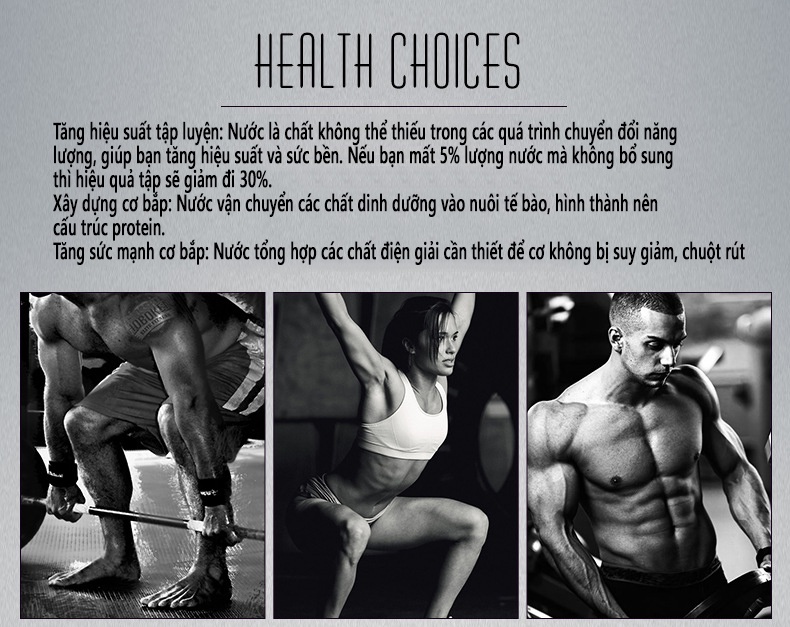 Mô tả Bình Nước Thể Thao Bảo Hành 12 Tháng Chai Nước Tập Gym Thân Tháo Rời Chất Liệu Nhựa An Toàn Cleacco BORO SPORT - 1