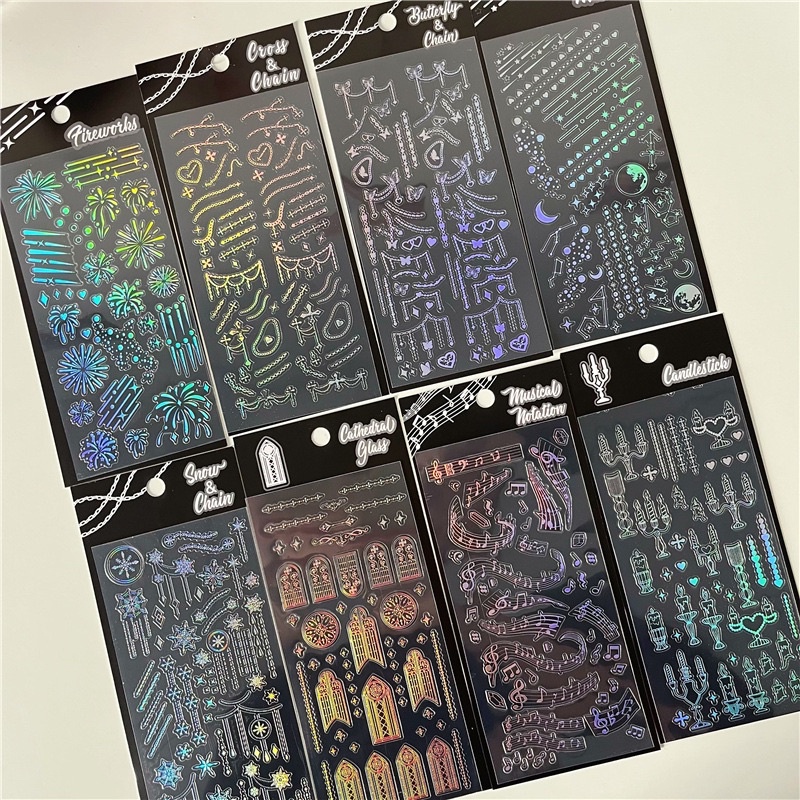 Stickers Viền Galaxy Hình dán Trang Trí Toploder chi tiết nhỏ | Shopee ...