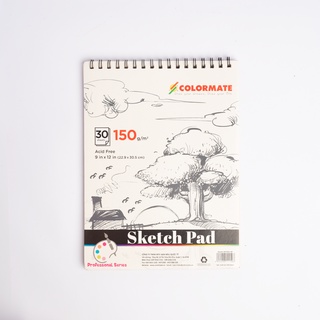 Tập Giấy Vẽ Phác Thảo Sketch Pad Colormate 100/150gsm 30 Tờ - Colormate