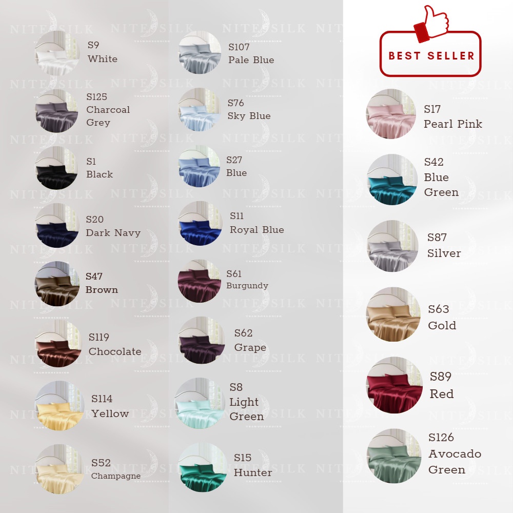 Ảnh Bộ Chăn Ga Gối Lụa Cao Cấp NITE9SILK TRAMDO BEDDING Màu Nâu 3