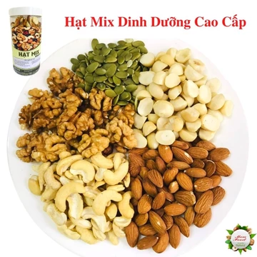 Hạt Mix Dinh Dưỡng Cao Cấp, Mix Tổng Hợp Các Loại Óc chó, Hạnh Nhân, Hạt Điều, Macca, Bí Xanh, ToFood86