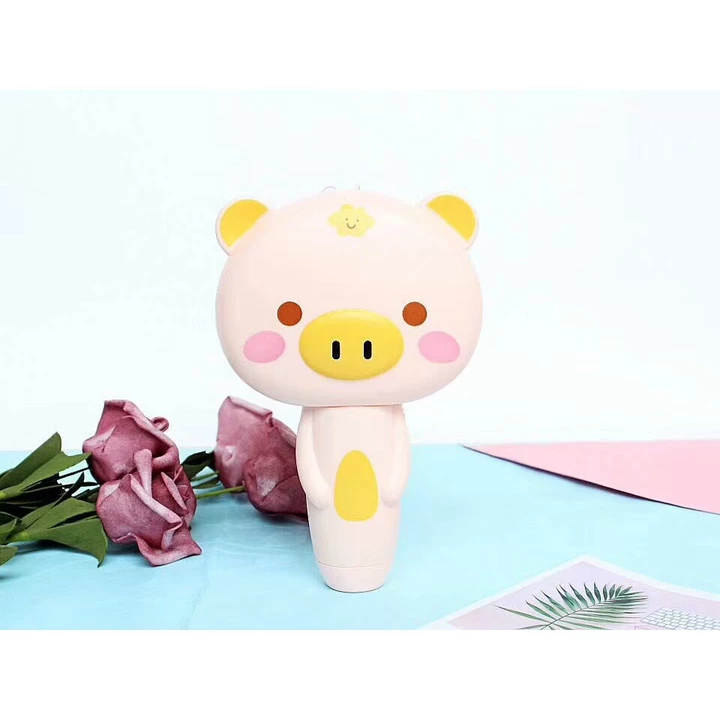 QS8 Quạt sạc mini quạt usb kèm bộ gương lược quạt mèo quạt lợn quạt gấu quạt chó - TV610 – 3