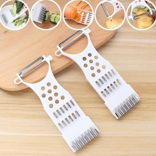 Dao nạo hoa quả 2 đầu - dao nạo mướp, bí, dưa chuột