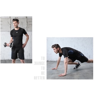 Bộ đồ tập Gym nam, set quần áo chơi thể thao, tập thể hình nam mẫu mới 2024 Top Menswear