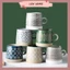 C01/Cốc Cafe gốm sứ phong cách Nhật vintage cổ điển hoa văn tráng men vẽ tay thủ công retro trà sữa decor bếp lenhome