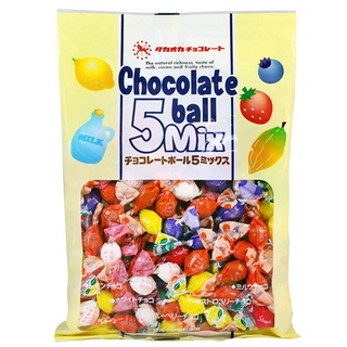 Kẹo Socola viên vị tổng hợp Takaoka Chocolate Ball 5Mix 155g