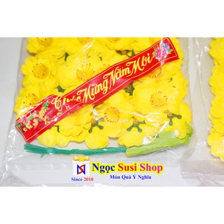 [GIÁ SẬP SÀN]  COMBO 2 Bịch Bông Mai Vàng , Hồng Trang Trí Tết - [Bán Lẻ Giá Sỉ] Hoa Mai Vàng