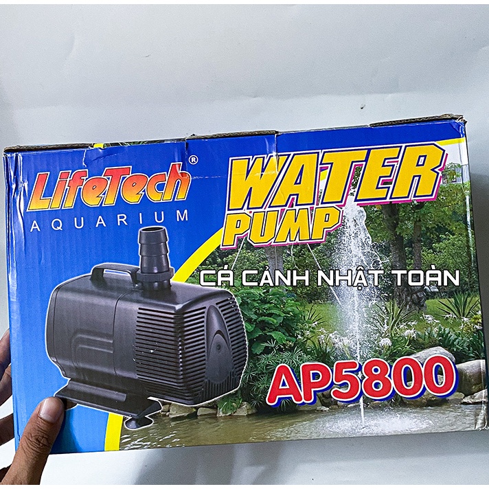MÁY BƠM NƯỚC BỂ CÁ LIFETECH AP 5800 360W 10000L/H