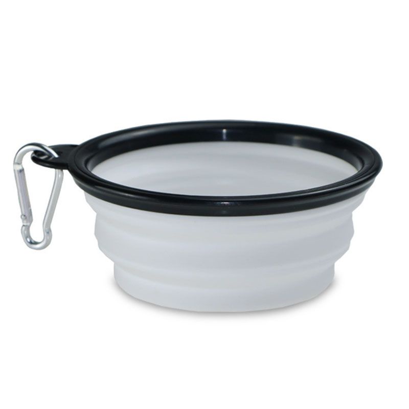 Du Lịch Di Động 350ml Bát Cho Thú Cưng Có Thể Gập Lại Cho Thức Ăn & Bát Đĩa Nước