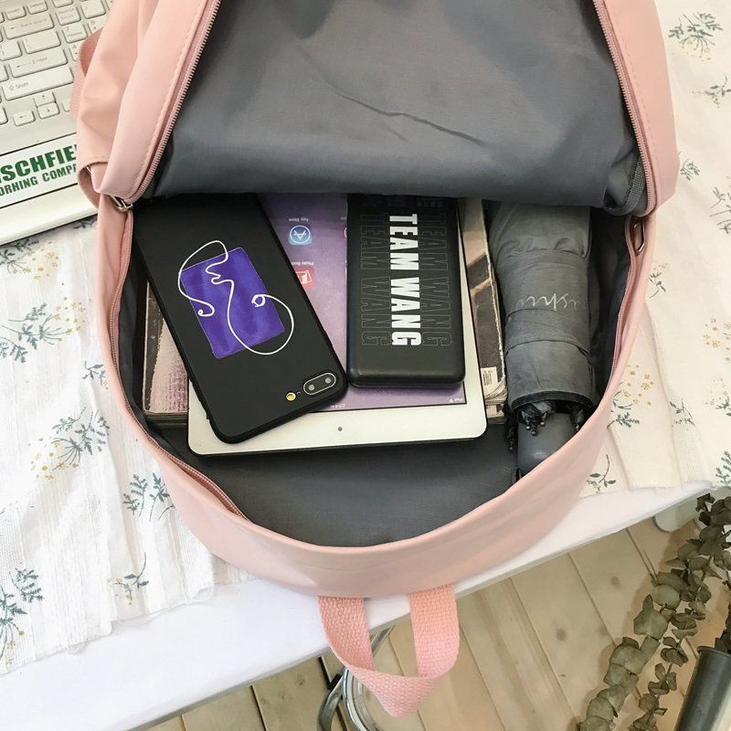 [Thanh lý] Balo ulzzang chống nước Hàn Quốc (tặng kèm gấu bông)