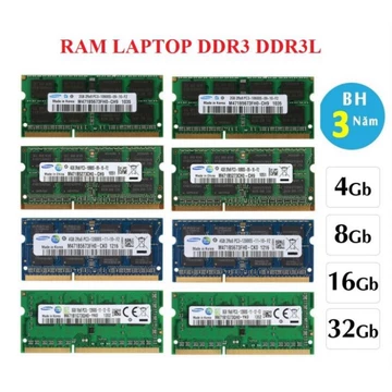 Ram Laptop DDR3 DDR3L 8GB 4GB ram dành cho laptop - Bảo Hành 1 Năm