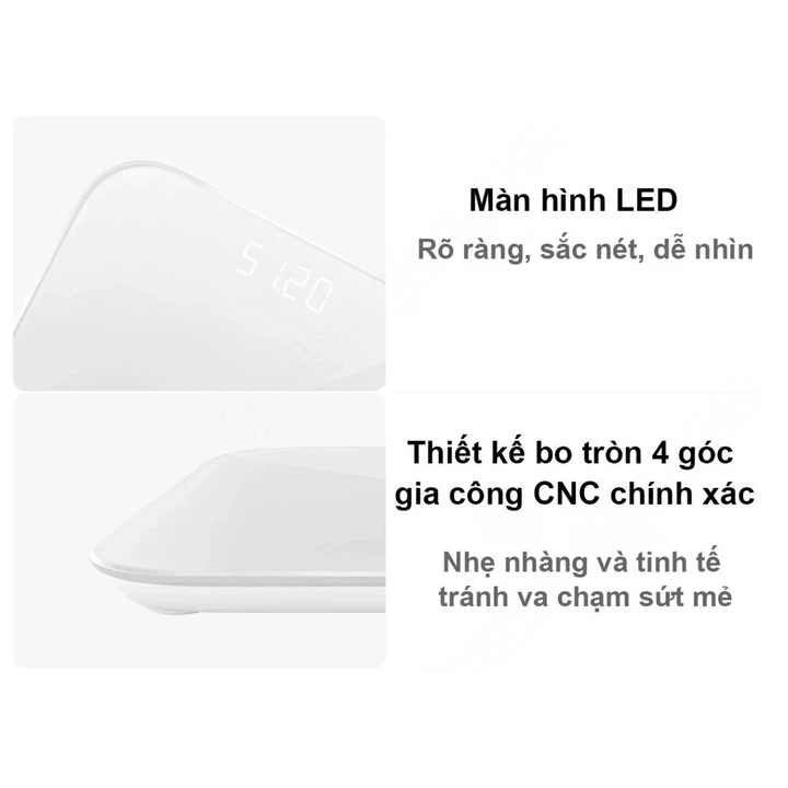 Cân thông minh XM smart scale 2 -Cân điện tử S200, cân điện tử milife S20 / S20 Plus Bác Sĩ Gia Đình,Trợ Lý Sức Khỏe – 4